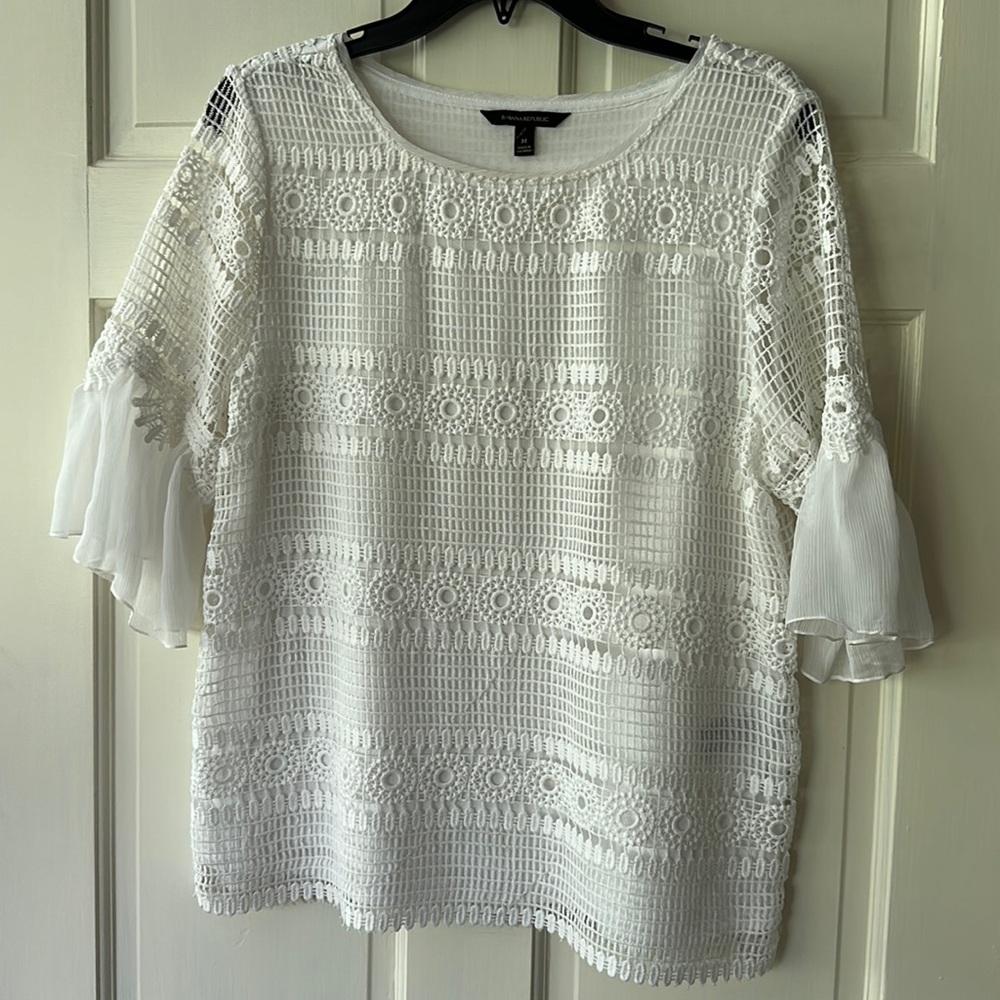 Banana Republic crochet look too